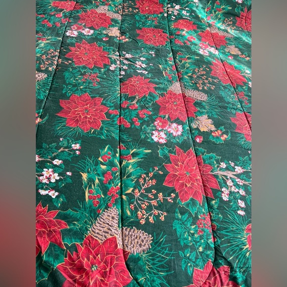 Vintage Queen size Christmas comforter set - Picture 6 of 10